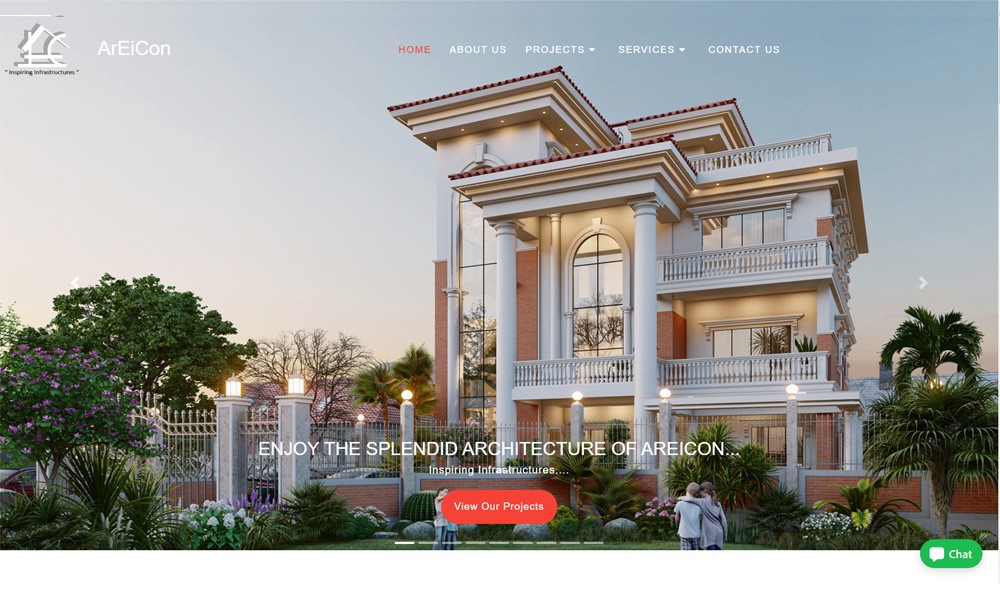 Architect, Engineering and construction company website