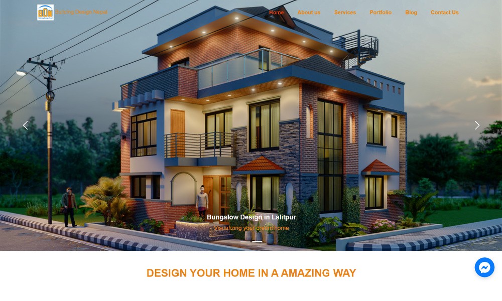 Building Design Nepal - nice website design and development