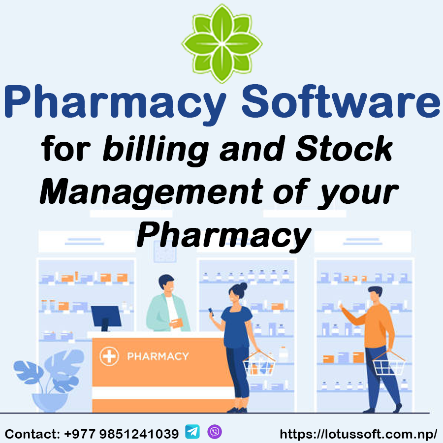 Best Pharmacy billing and stock management software system in Nepal